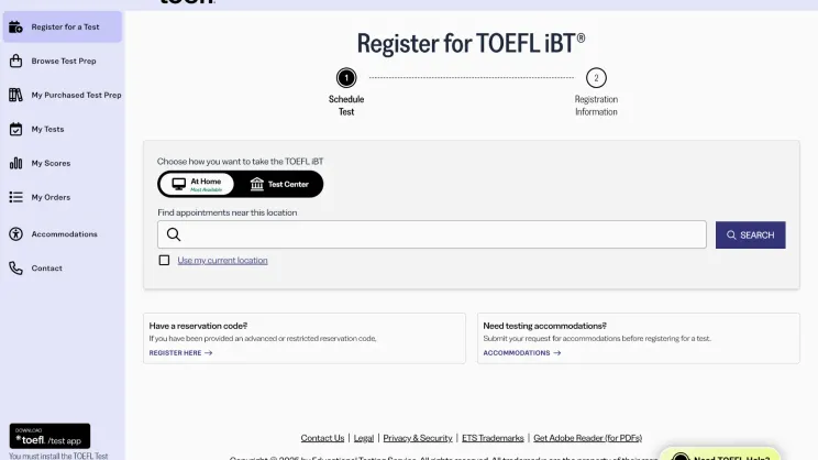 Как сдать TOEFL в России в 2026 году, инструкция по регистрации и оплате | Изображение №3