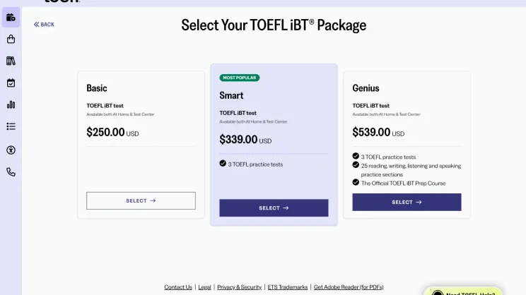 Как сдать TOEFL в России в 2026 году, инструкция по регистрации и оплате | Изображение №5 Как сдать TOEFL в России в 2026 году, инструкция по регистрации и оплате | Изображение №5